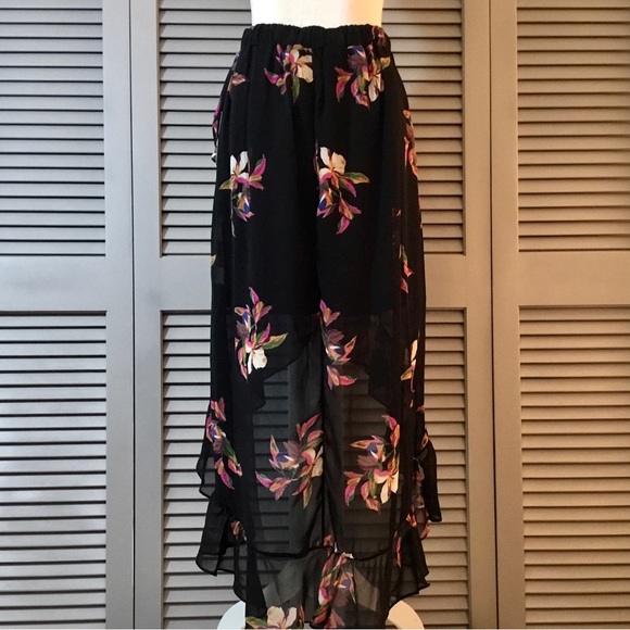 A New Day High-Low Chiffon Ruffled Skirt - Picture 6 of 11